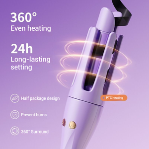 Fer à boucler automatique rotatif 32 mm à ions négatifs pour grandes boucles, lisseur et boucleur électrique pour cheveux - Product Image 4