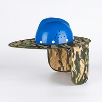 Sombrero de Seguridad Plegable Transpirable con Visera Completa de Malla para Jardinería y Mantenimiento en Exteriores con Protección Solar
