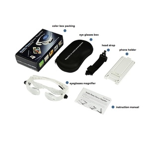 1.5X-3.8X lunettes d'écran de téléphone portable <span class=keywords><strong>loupe</strong></span> vidéo <span class=keywords><strong>loupe</strong></span> NO.7102-450 - Product Image 6