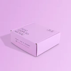 <span class=keywords><strong>Caja</strong></span> <span class=keywords><strong>de</strong></span> Embalaje Corrugada Rosa Personalizada <span class=keywords><strong>con</strong></span> Logotipo y <span class=keywords><strong>Mensaje</strong></span> Dulce, <span class=keywords><strong>Caja</strong></span> <span class=keywords><strong>de</strong></span> Regalo para Calcetines <span class=keywords><strong>con</strong></span> Recubrimiento UV y Diseño en Relieve - Product Image 4