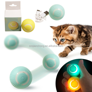 Köpekler için Akıllı Dönen Toplar Evcil Hayvan İnteraktif Oyuncakları Hareketli Oyuncak Elektrikli Hareket Eden Çiğneme Topu Sesli Köpek Oyuncak Topu İpli - Product Image 5