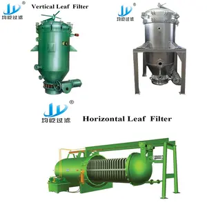 Automatic Horizontal Vertical Pressure Leaf Filter for Oil Treatment