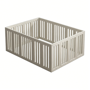 Barrera de Plástico Sólido para Mascotas de Interior con Cierre de Botón, Compatible con Perros Grandes y Pequeños, Divisor de Espacios Libremente Combinable, Anti-Escape para Mascotas, Precio de Fábrica - Product Image 1