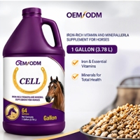 Complément alimentaire liquide pour chevaux ODM, formule en fer et multivitamines pour les soins quotidiens des équidés