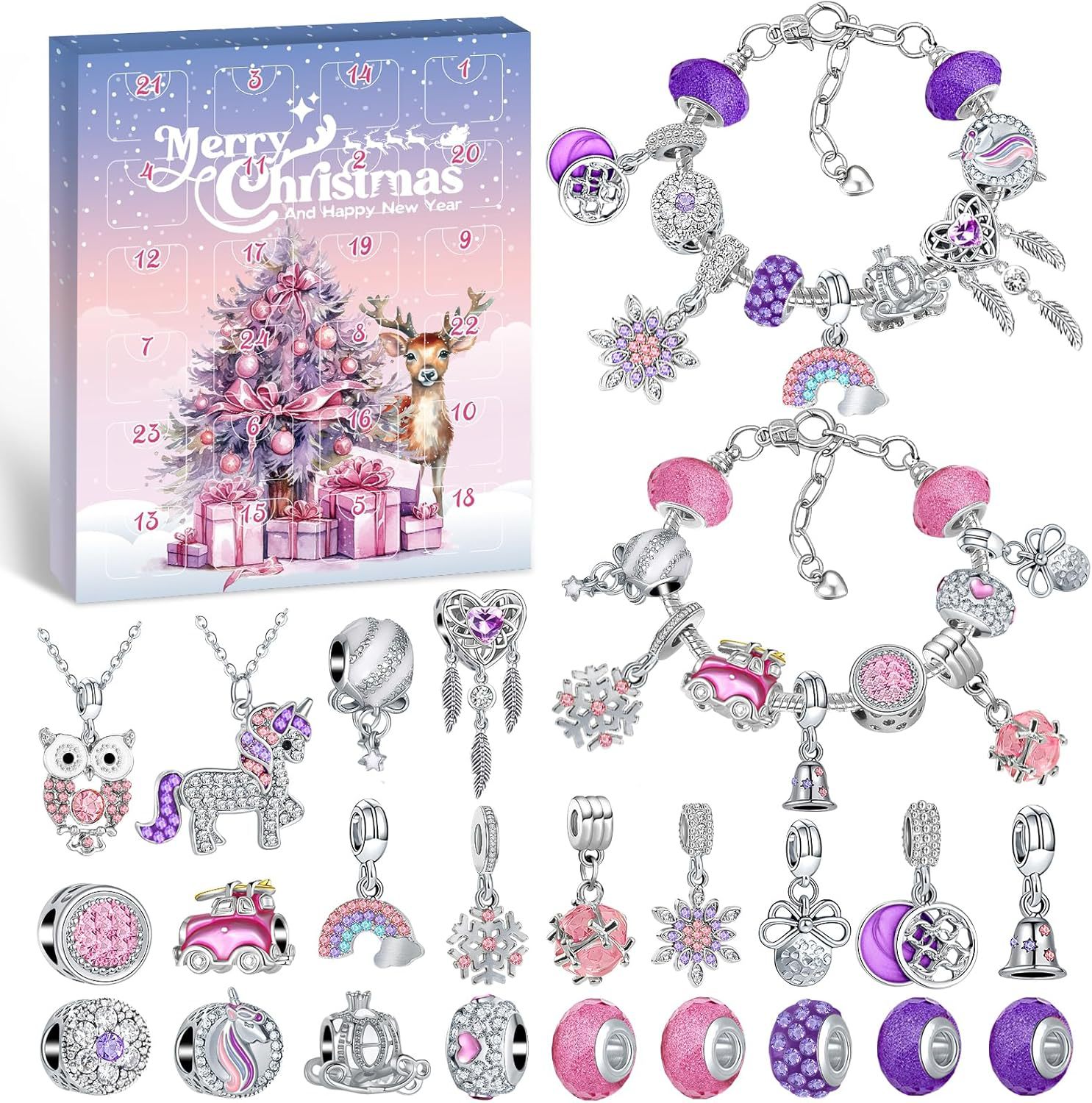 Kit Braccialetti Diamond Painting Per Bambini, 2 Pezzi Fai Da Te Con Diamanti Colorati E Strumenti, Regalo Creativo Per Compleanno E Scuola