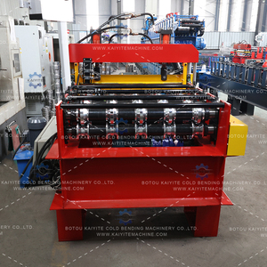 Machine de fabrication de tuiles de toit en arche - Mécanisme de pliage hydraulique - Machine de pliage à froid motorisée pour l'étanchéité des toitures - Product Image 3