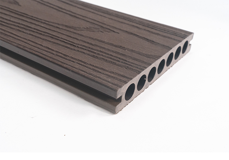 Wood Plastic Composite Deck Waterproof Mix Color Wpc Decking Outdoor