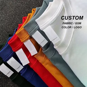 Plain Cotton T Shirt Unisex Round Neck T Shirts Pour Hommes Men's T-shirts Blank Tee Shirt Manufacturers Custom Tshirt For Men