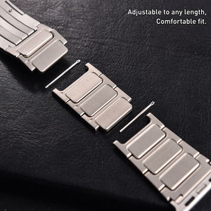 Bracelet de montre en titane de luxe JAETIUM pour Apple Watch Ultra, bracelet de remplacement léger pour montre connectée OEM ODM - Product Image 3