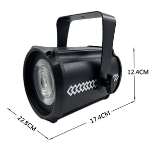 Projecteur LED COB 100W 200W Mini DMX512 à activation sonore pour DJ, bar, diffusion en direct, mariage, fête - Product Image 3