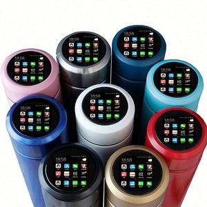 Bouteille d'eau isotherme personnalisable en acier inoxydable de 18 oz pour la gym - Product Image 1
