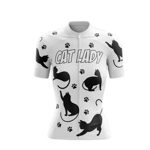 Maillot de cyclisme Zede léger, respirant, à séchage rapide, avec col montant et motif mignon pour animaux de compagnie, coupe-vent, idéal pour le cyclisme sur route et VTT - Product Image 1
