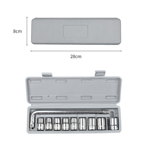 <b>Socket</b> Tool Set 10-Piece 1/4 In Drive T-Handle Home Repair Kit - Product Image 1