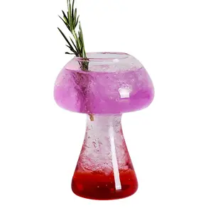 派对游泳形状便宜有趣的翻转酸味混合提基葡萄酒冰沙杯3D蘑菇云专用鸡尾酒杯酒吧