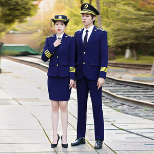 Air China Pilot Uniform Men Long Sleeve Polyester Airline Use Fall 2025 - Product Image 1