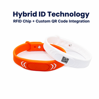 Bracelet intelligent en silicone souple NFC, bracelet réglable RFID pour enfants, contrôle d'accès aux parcs d'attractions
