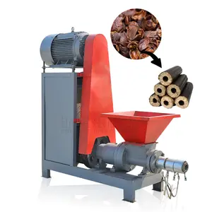 Kahve telvesi kömür yapma ekipmanları biyochar kömür yapma makinesi için briket makinesi