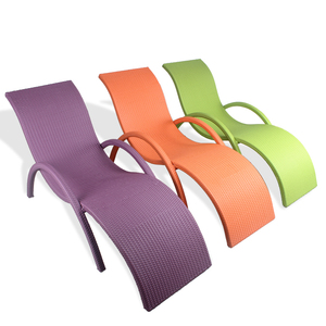 Tùy chỉnh ngoài trời khách <span class=keywords><strong>s</strong></span>ạn khu nghỉ mát bên hồ bơi phòng chờ ghế đồ nội thất <span class=keywords><strong>S</strong></span> Shape mây <span class=keywords><strong>Lounger</strong></span> - Product Image 2