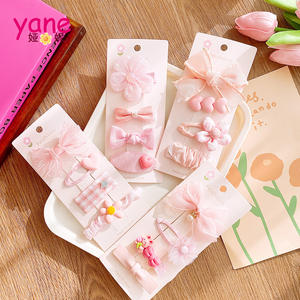 Nieuwe Lente Roze Boog Haarclip Lieve Kinder Bb Clip Koreaanse Haaraccessoires - Product Image 5