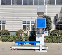 Machine de Remplissage et d'Ensachage Semi-Automatique pour Sacs de 5/10/25/50kg, Farine, Bois, Ensileuse, Poudre, Riz, Maïs, Blé, Aliments, Céréales, Sable