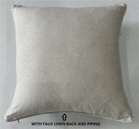 Housse de coussin décorative jacquard métallique à motif artistique moderne, avec dos en faux lin et passepoil, personnalisable, vente en gros