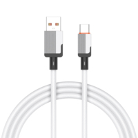 Cable de Carga Multifunción USB Tipo-C de Carga Rápida con Hilo Trenzado de Cristal de Hielo Súper Rápido de 6A y 120W de Calidad Maravillosa