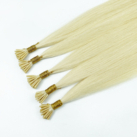 Extensions de cheveux humains 100% vierges à pointe I, pré-collées à la kératine, fournisseur en gros