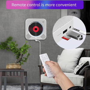 Lecteur CD mural Inveer M1CD avec haut-parleurs intégrés 2*5W, radio <span class=keywords><strong>FM</strong></span> BT, lecteur de musique audio domestique pour chambre à coucher, salon - Product Image 4
