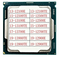 Prix de gros CPU d'origine en tray 13-12100E15-12500E15-12500TE 13-13100E13-13100TE 15-13500E I5-13500TE pour ordinateur de bureau