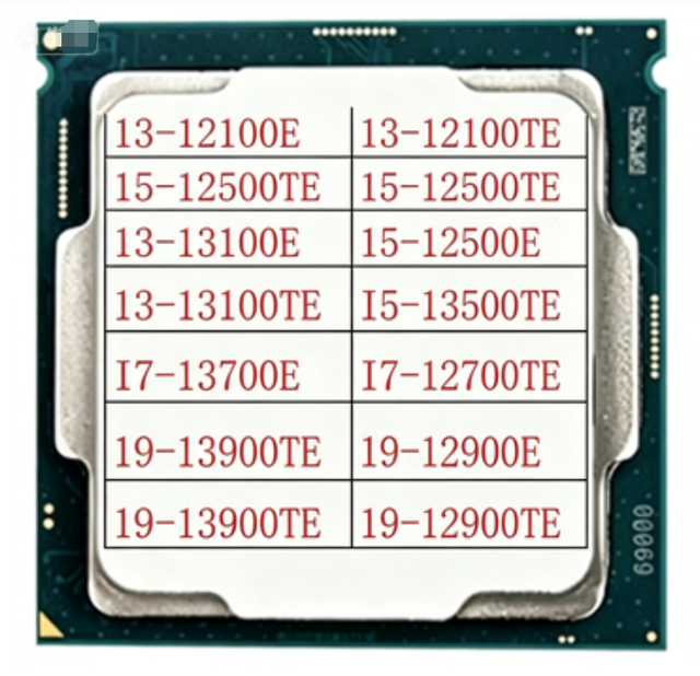 Wholesale Price Original Tray CPU 13-12100E15-12500E15-12500TE 13-13100E13-13100TE 15-13500E I5-13500TE for Desktop Computer