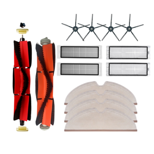 <span class=keywords><strong>Xiaomi</strong></span> S6 MaxV S50 ile Uyumlu Robot Süpürge Aksesuarları Ana Fırça Yan Fırça HEPA Filtre Paspas Pedi Yedek Parça Kiti - Product Image 1