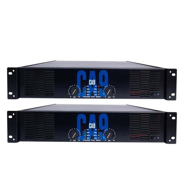 CA9 Professional Analog Audio Amplifier 2 Channel 600Watt 2U OEM Professional Crest CA9 Power Amplifier 600w