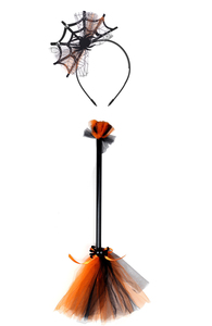 Disfraz <span class=keywords><strong>de</strong></span> <span class=keywords><strong>Bruja</strong></span> LED con Sombrero para Niñas, Tutú Naranja 100% Poliéster, Inspirado en TV y Cine - Product Image 6