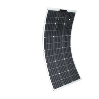 Panneau solaire flexible 80w 100w 120w, chargeur mobile, panneau solaire portable pour batterie