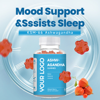 Gummies à la vitamine D et à l'ashwagandha Acorn, complément alimentaire végétalien pour adultes, soutien de l'humeur