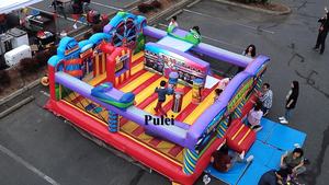 <span class=keywords><strong>Castillo</strong></span> Inflable para Fiestas, Tobogán Inflable, Parque de Atracciones, Montaña Rusa, Inflable para Niños, Buen Precio - Product Image 4