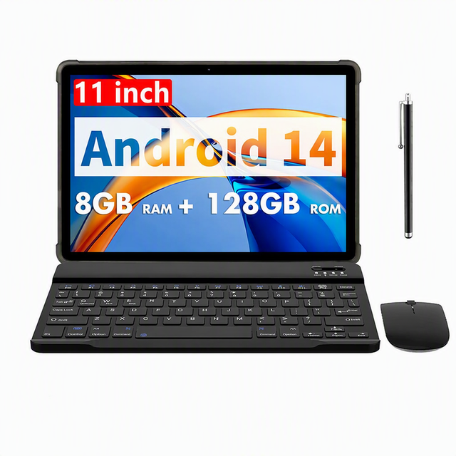 M60S Suit 11 Inch 5g Wifi Tablet With 8gb Ram and 128gb Rom Android Octa Core Professional New Higher Android 14 With Keyboard