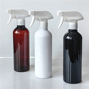 Wholesale <b>Empty</b> Plastic Cosmetic <b>Bottles</b> 500ml Luxury Pet Trigger <b>Spray</b> <b>Bottle</b> Round Shoulder Mouse <b>Spray</b> Head - Product Image 4