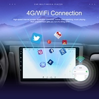 Podofo 8-Core Stereo mobil Android, Radio mobil Double Din 10 inci 4 + 64GB, Android Auto/DSP/BT/WiFi/4G/GPS/FM 2 Din Autoradio