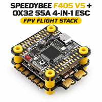 Contrôleur de vol SpeedyBee F405 V5 en métal avec ESC 55A quatre-en-un pour drone FPV Betaflight INAV 3S 6S