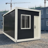 Maison préfabriquée pliable à 2 chambres, installation rapide, pièce modulaire pour jardin extérieur