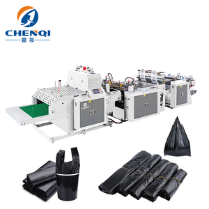 เครื่องทำถุงเสื้อยืดอัตโนมัติความเร็วสูง CHENQI VEST-430*2 สำหรับถุง PE PP ถุงช้อปปิ้ง ถุงใส่อาหาร เป็นมิตรกับสิ่งแวดล้อม รับประกัน 1 ปี จากโรงงาน - Product Image 1