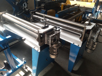 Inne — rouleuse électrique de plaques plaquées, pour fabrication de conduits ronds, 3 rouleaux