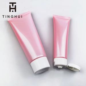 หลอดบรรจุภัณฑ์พลาสติกแบบนิ่มสำหรับครีมล้างหน้าหรือเครื่องสำอาง ขนาด 50 มล. 200 มล. สีดำด้าน/ใส พร้อมฝาเกลียว - Product Image 4