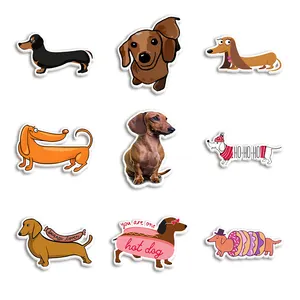 Planar Resin Charms belakang datar Kerajinan Seri Dachshund untuk pita rambut desain ajaib