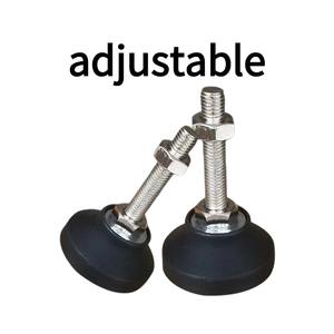 समायोज्य पैरों के तलवे पैर के कनेक्टर लोहे स्टेनलेस स्टील वर्ग समर्थन पैरों को झटका देते हैं - Product Image 3