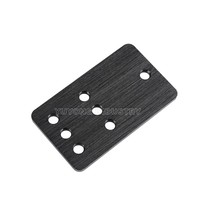 Plaque de poulie tendeur CNC en aluminium de 3 mm pour extrusion V-Slot 2020, imprimante 3D DIY
