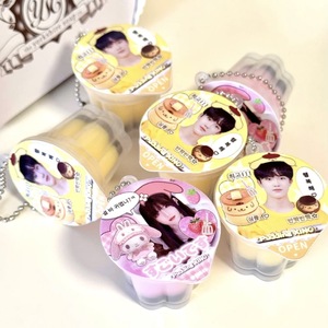 Vigreat 2025 New Arrival Thực Phẩm Chơi Bánh Jelly Keychain Tùy Chỉnh Sáng Tạo Mềm Nhúm Vui Vẻ Quyến Rũ Vòng Chìa Khóa - Product Image 6