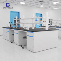 Bureau de laboratoire professionnel avec comptoirs et meubles en résine phénolique – Postes de travail de laboratoire de qualité supérieure avec matériaux de première qualité