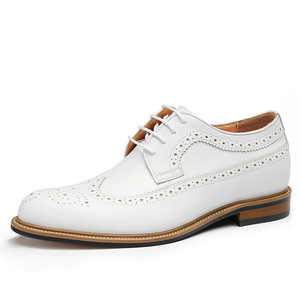 Nouvelles Chaussures Habillées Tendance et Élégantes en Cuir Véritable, Fabriquées en Cuir de Vachette Pleine Fleur du Royaume-Uni, Grandes Tailles - Product Image 3